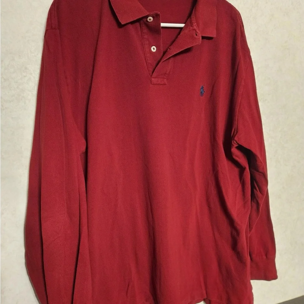 Ralph‎ Lauren Deep Red Polo Shirt
